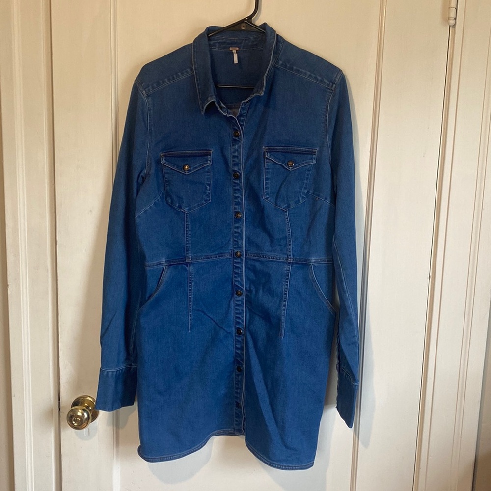 Free People Dynomite denim dress
